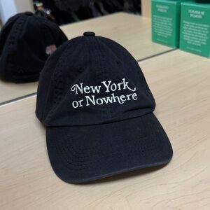 Black "New York or Nowhere" NY Knicks collab Cap RARE